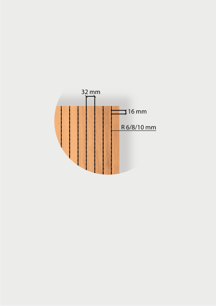 AK102-111 Ahşap Akustik Panel