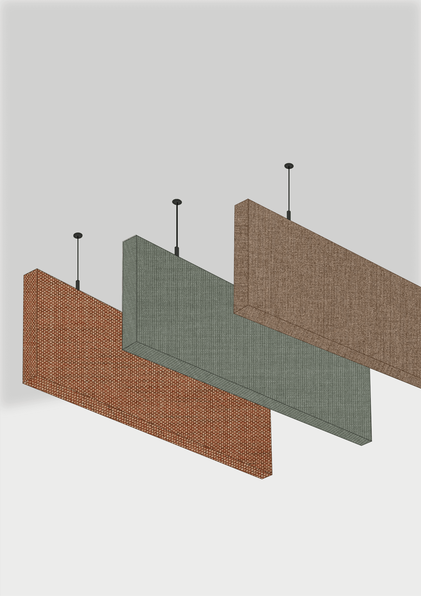 Akustik Kumaş Baffle Panel